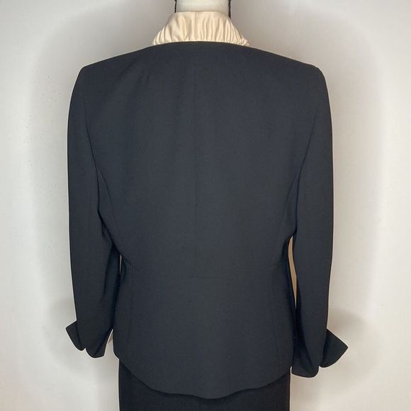 KASPER Jacket Blazer Black & Cream Blazer Jacket - Picture 3 of 14